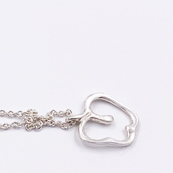 Authentic Tiffany & Co Silver Apple Necklace - Picture 4 of 14